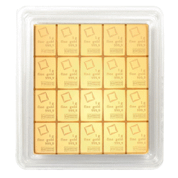 Pre-Owned Valcambi 20 x 1g Gold CombiBar