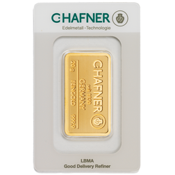 C.Hafner 20g Minted Gold Bar