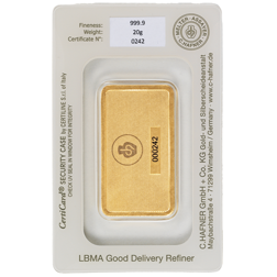 C.Hafner 20g Minted Gold Bar