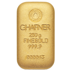 C.Hafner 250g Cast Gold Bar