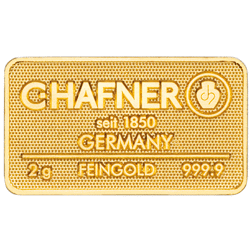 C.Hafner 10x 2g Minted Gold Bar SmartPack