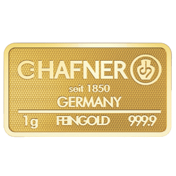 C.Hafner 10x 1g Minted Gold Bar SmartPack