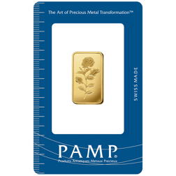Pre-Owned PAMP Rosa 10g Gold Bar