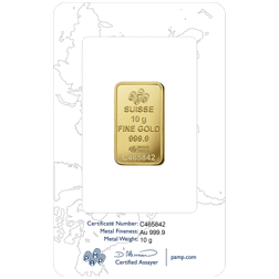 Pre-Owned PAMP Rosa 10g Gold Bar