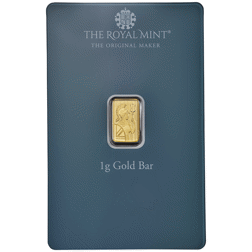 The Royal Mint Britannia 'Happy Birthday' 1g Gold Bar