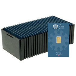 The Royal Mint Secure Britannia 1g Gold Bar