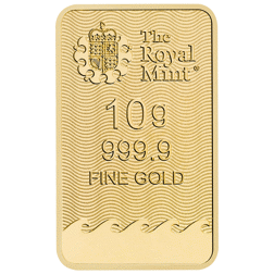 The Royal Mint Secure Britannia 10g Gold Bar