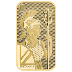 The Royal Mint Secure Britannia 1oz Gold Bar