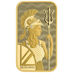 The Royal Mint Secure Britannia 100g Gold Bar