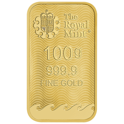 The Royal Mint Secure Britannia 100g Gold Bar