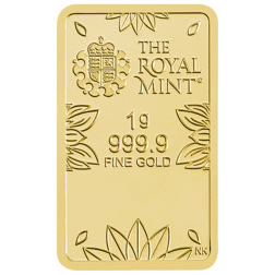Pre-Owned The Royal Mint 'Om' 1g Gold Bar
