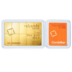 Pre-Owned Valcambi 10 x 1/10oz Gold CombiBar