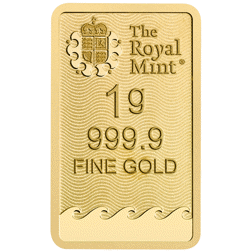 Pre-Owned The Royal Mint Secure Britannia 1g Gold Bar