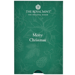 Pre-Owned The Royal Mint Britannia 'Merry Christmas' 1g Gold Bar