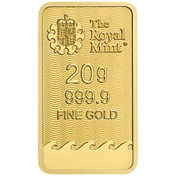 Pre-Owned The Royal Mint Secure Britannia 20g Gold Bar