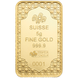 PAMP Eid Mubarak 5g Gold Bar
