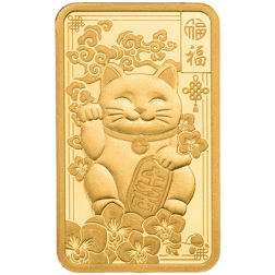 PAMP Lucky Cat 2.5g Gold Bar