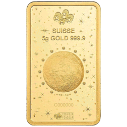 2026 PAMP Lunar Legends 1,000 Mile Horse 5g Gold Bar