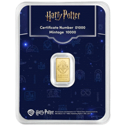 Harry Potter 25th Anniversary 0.5g Gold Bar