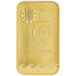Pre-Owned The Royal Mint Secure Britannia 100g Gold Bar
