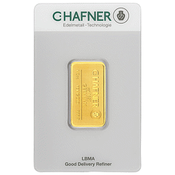 C.Hafner 1/2oz Minted Gold Bar
