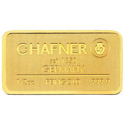 C.Hafner 1/2oz Minted Gold Bar
