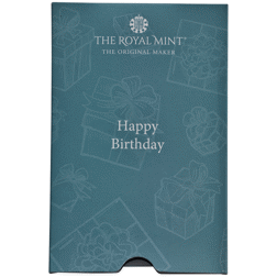 Pre-Owned The Royal Mint Britannia 'Happy Birthday' 1g Gold Bar