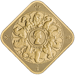 Pre-Owned The Queen's Beasts Completer 5g Carded Gold Bar