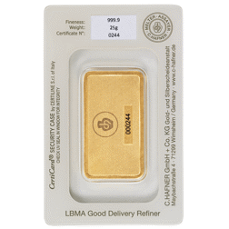 Pre-Owned C.Hafner 25g Minted Gold Bar