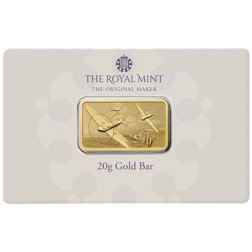 Pre-Owned The Royal Mint Battle of Britain 20g Gold Bar