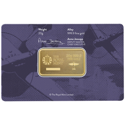 Pre-Owned The Royal Mint Battle of Britain 20g Gold Bar