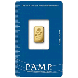PAMP Suisse Rosa 1g Gold Bar