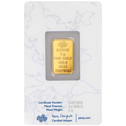 PAMP Suisse Rosa 5g Gold Bar