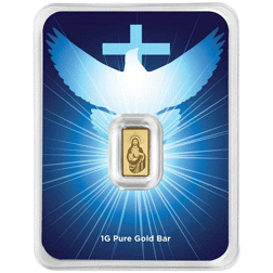 Blessings of Jesus Christ 1g Gold Bar
