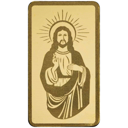 Blessings of Jesus Christ 1g Gold Bar