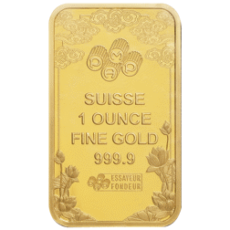 Pre-Owned PAMP Good Luck Yellow Dragon 1oz Gold Bar