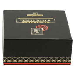 Pre-Owned Royal Mail Penny Black 5g Proof Gold Ingot