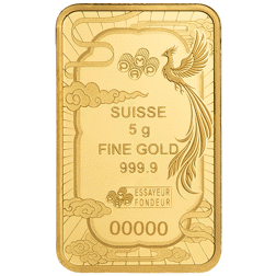 PAMP Good Luck Phoenix 5g Gold Bar
