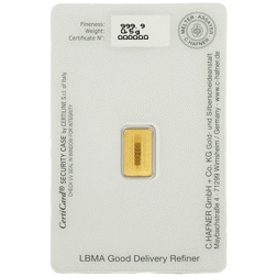 C.Hafner 0.5g Minted Gold Bar