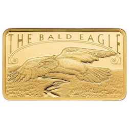 Pre-Owned PAMP America the Free Bald Eagle 5g Gold Bar