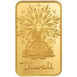PAMP Diwali Lakshmi and Sacred Cow 5g Gold Bar