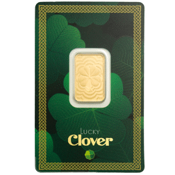 PAMP Lucky Charm Four-Leaf Clover 5g Gold Bar