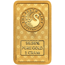 Perth Mint Diwali Lakshmi 1g Gold Minted Bar