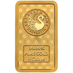 Perth Mint Diwali Lakshmi 5g Gold Minted Bar