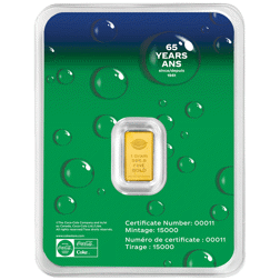 Sprite 65th Anniversary 1g Gold Bar