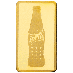 Sprite 65th Anniversary 1g Gold Bar
