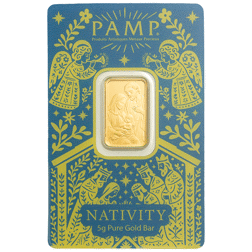 PAMP The Nativity 5g Gold Bar