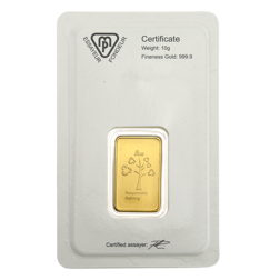 Metalor Stamped 10g Gold Bar