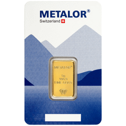 Metalor Stamped 5g Gold Bar
