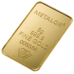 Metalor Stamped 5g Gold Bar